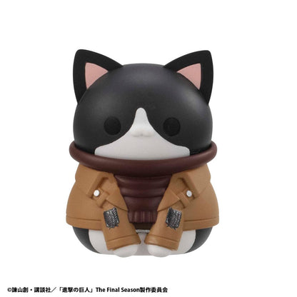 Attack on Titan Mega Cat Project Attack on Tinyan Trading Figures Gathering Scout Regiment danyan! 3 cm Assortment (8) - FanofThings.co.uk