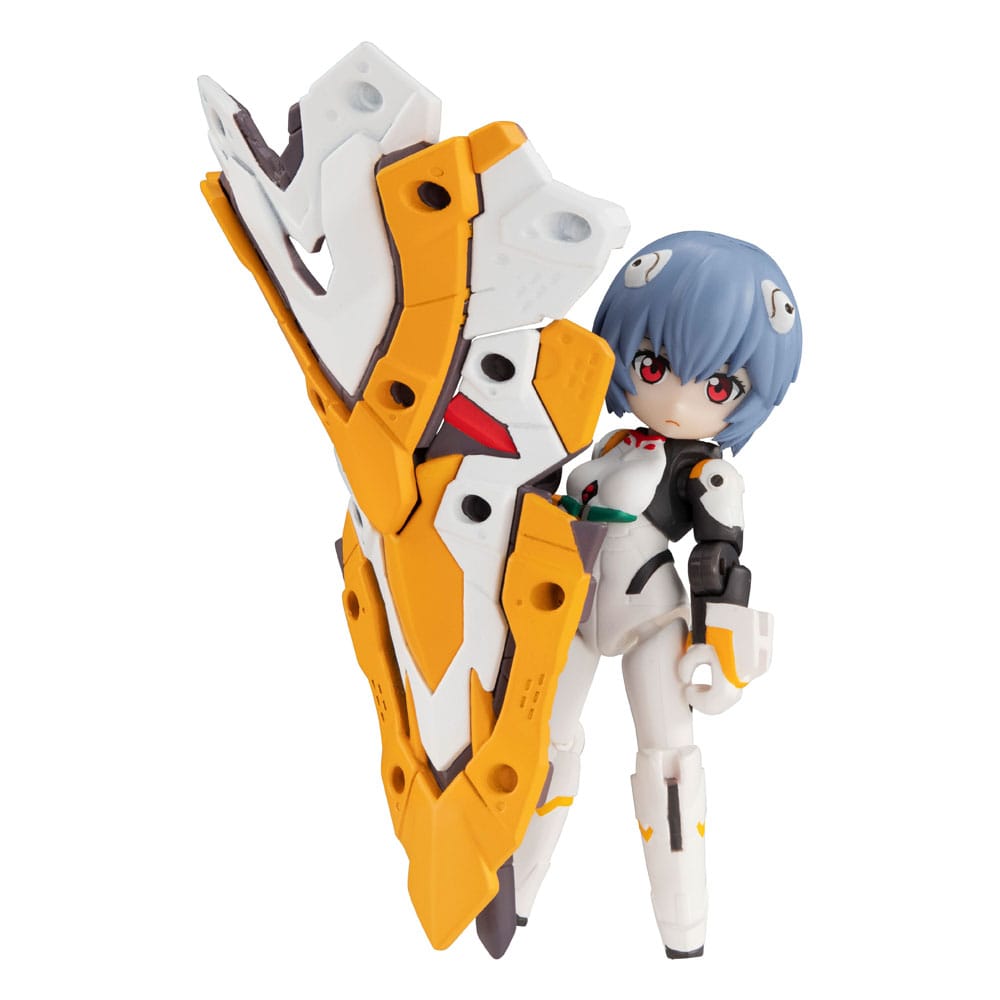 Evangelion Desktop Army Figures Ayanami Rei & Evangelion No. 0 (Kai) 15 cm