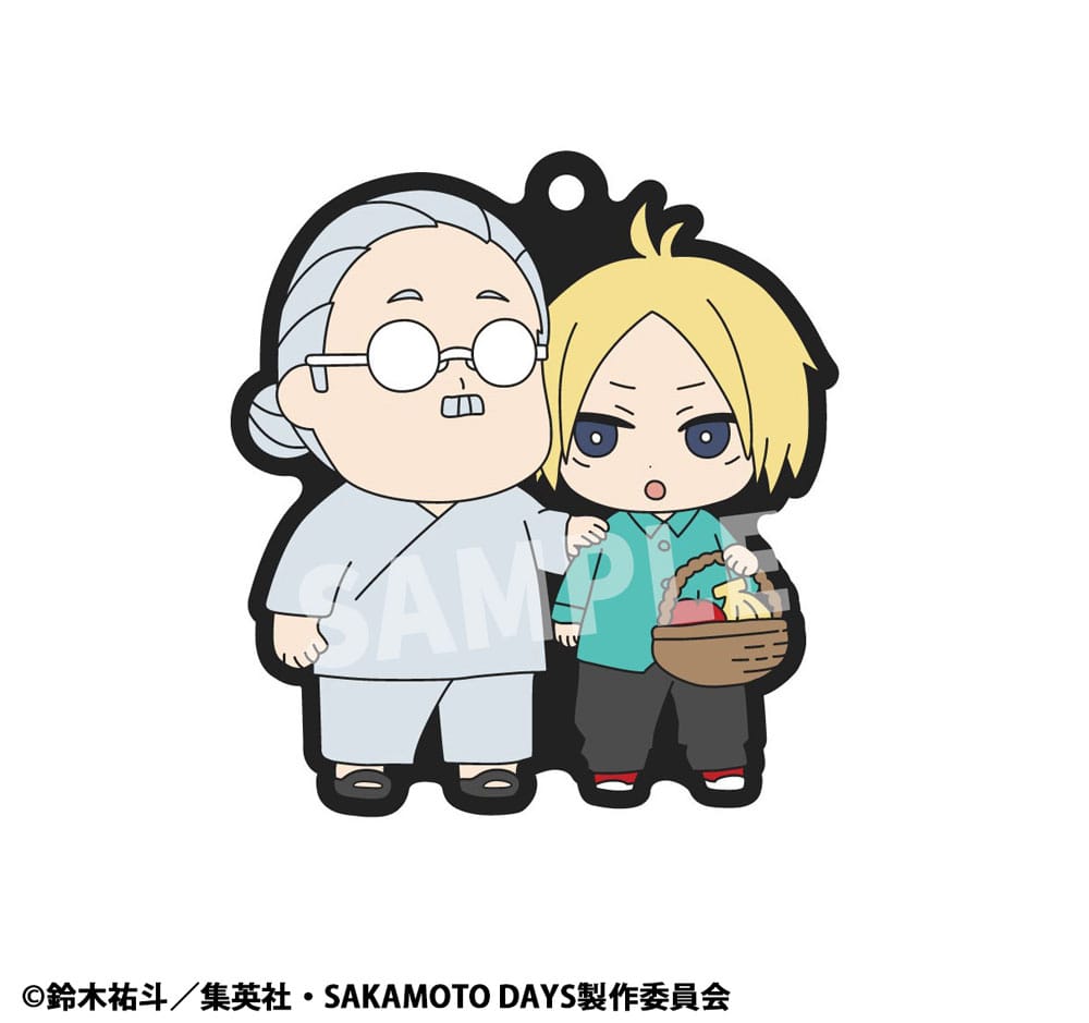 Sakamoto Days Rubber Mascot Buddycolle Rubber Charms Vol. 2 7 cm Assortment (6) - FanofThings.co.uk