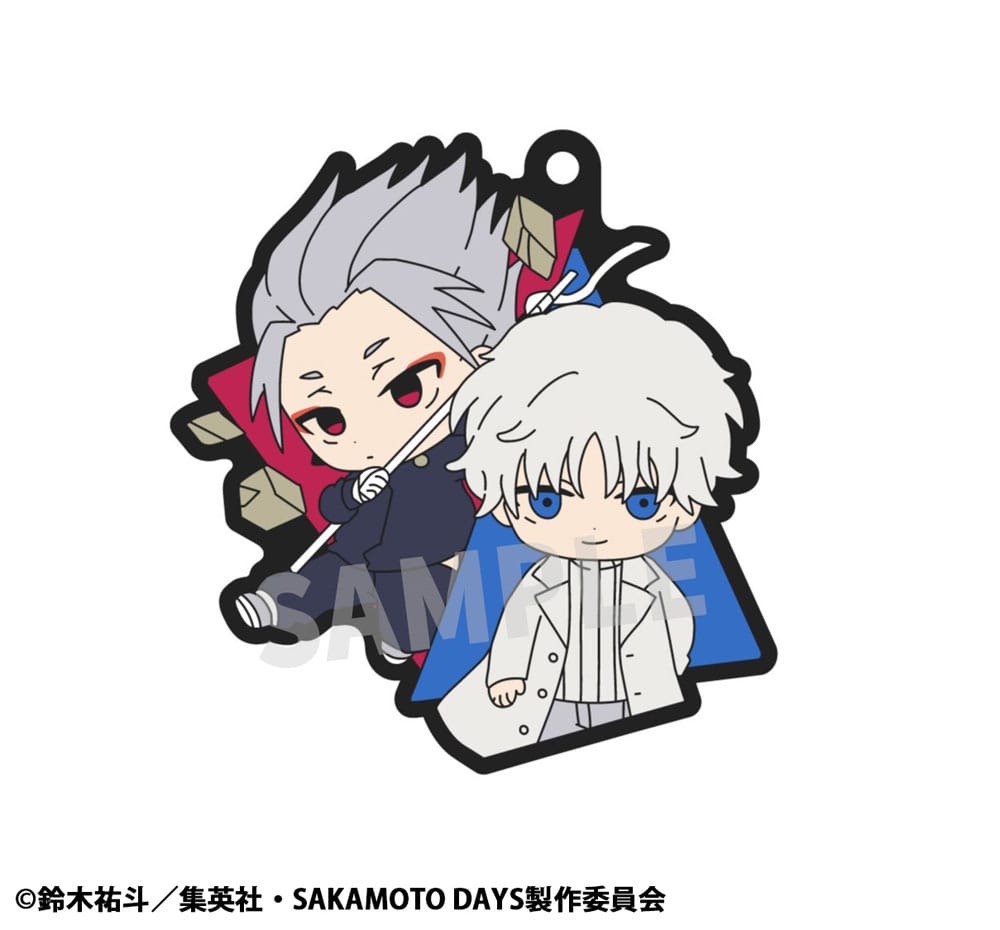 Sakamoto Days Rubber Mascot Buddycolle Rubber Charms Vol. 2 7 cm Assortment (6) - FanofThings.co.uk