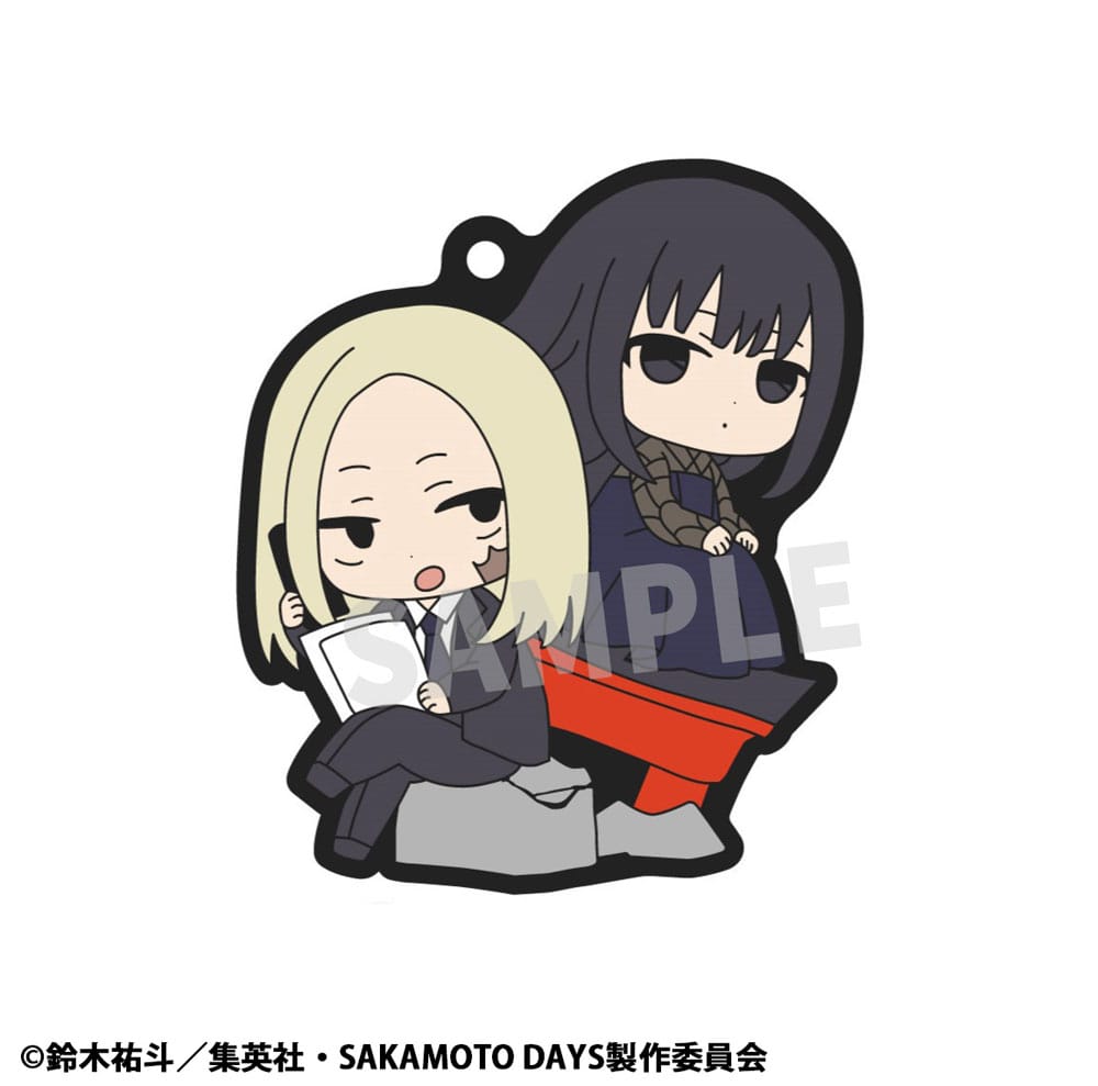 Sakamoto Days Rubber Mascot Buddycolle Rubber Charms Vol. 2 7 cm Assortment (6) - FanofThings.co.uk