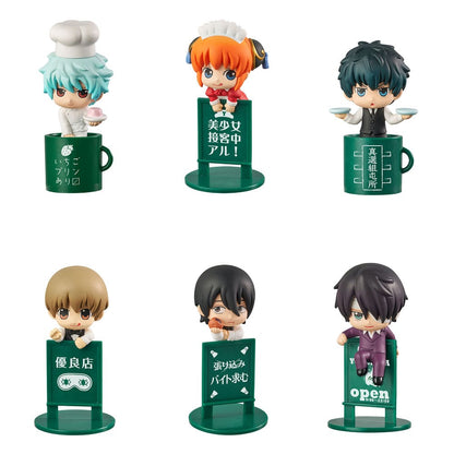 Gintama Ochatomo Series Trading Figure 5 cm Yorozuya Cafe Assortment (8) Mini-figures,Blind Boxes