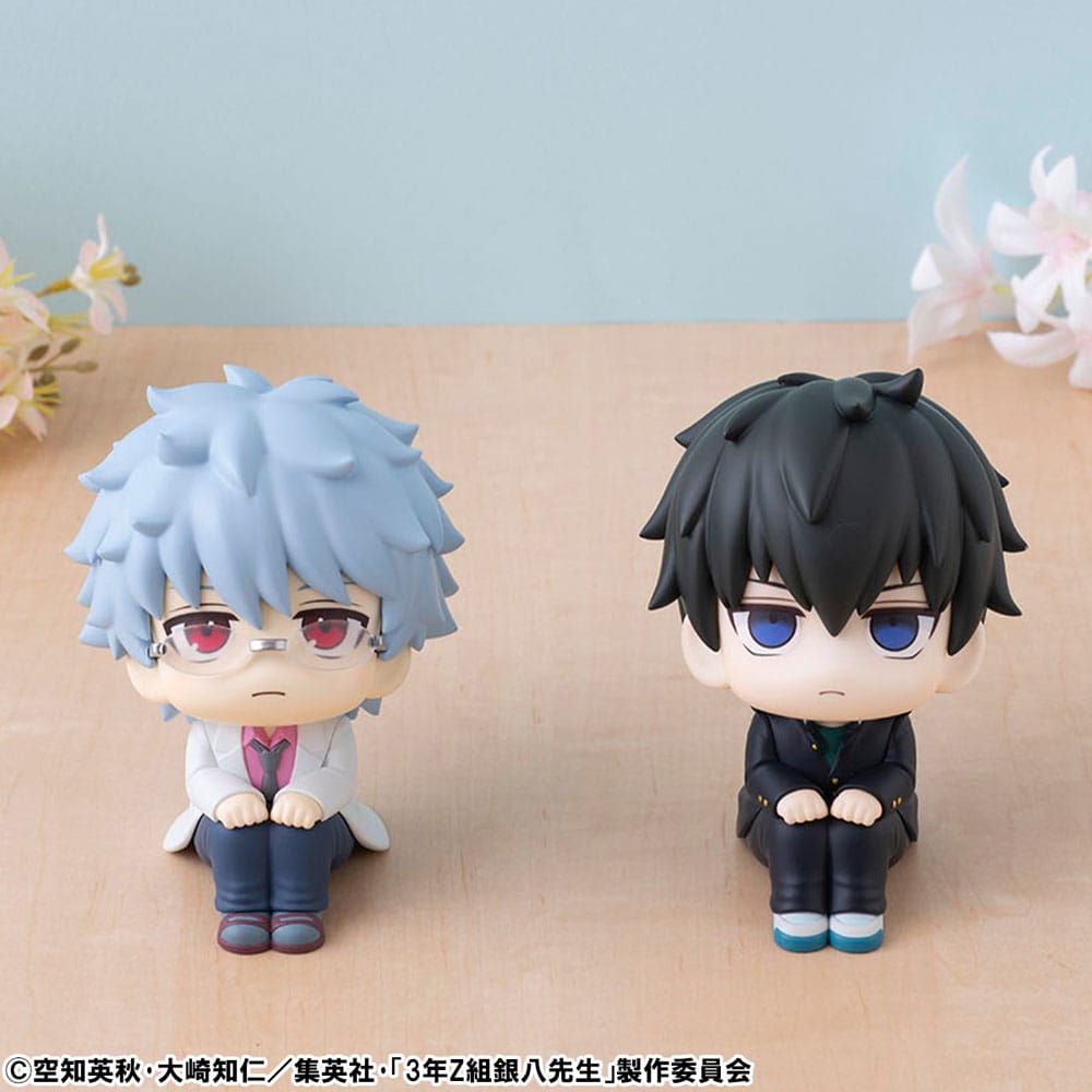 3-Z Ginpachi Sensei Look Up PVC Statue Ginpachi Sakata & Toshiro Hijikata Set (with gift) 11 cm