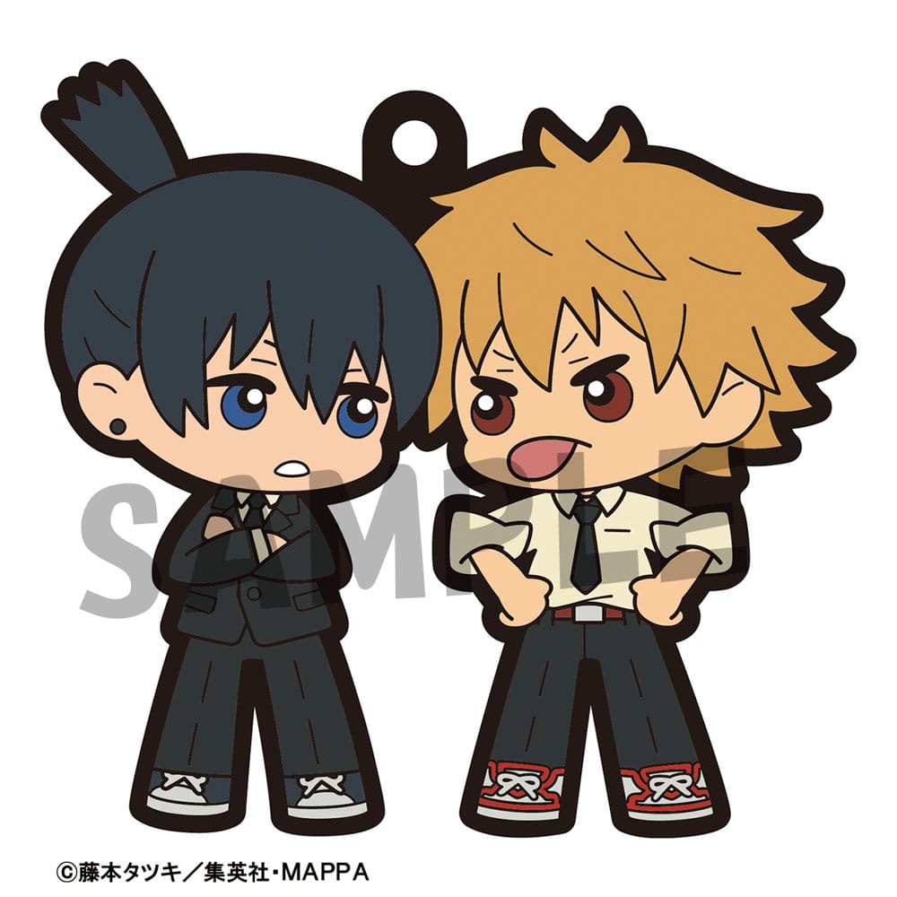 Chainsaw Man Rubber Mascot Buddycolle Rubber Charms 6 cm Assortment (6) - FanofThings.co.uk