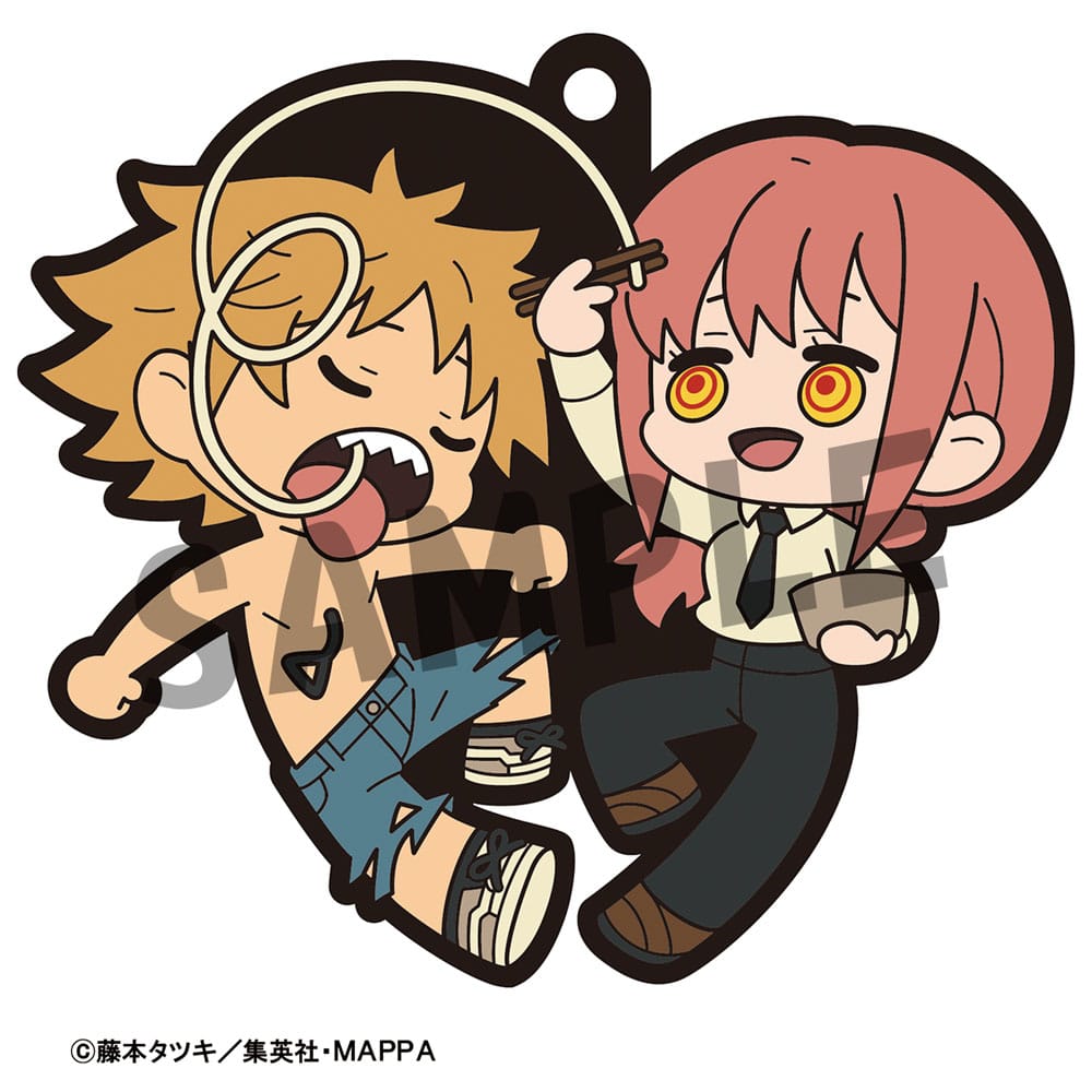 Chainsaw Man Rubber Mascot Buddycolle Rubber Charms 6 cm Assortment (6) - FanofThings.co.uk