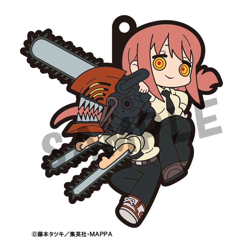 Chainsaw Man Rubber Mascot Buddycolle Rubber Charms 6 cm Assortment (6) - FanofThings.co.uk