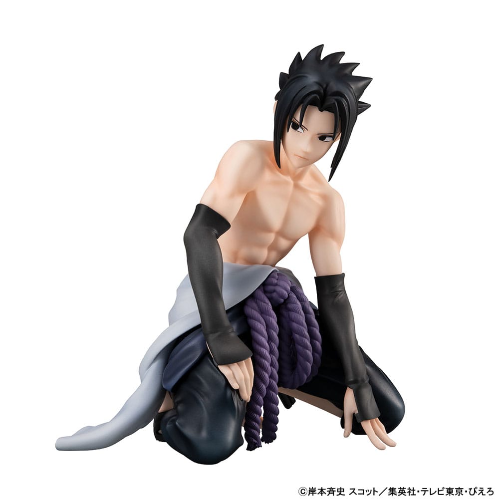 Naruto Shippuden G.E.M. Series PVC Statue Sasuke Palm Size 12 cm Megahouse