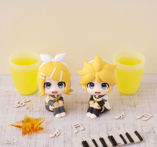 Character Vocal Series: Rin/Len Look Up PVC Statue Hatsune Rin & Len Set (with gift) 11 cm Statues