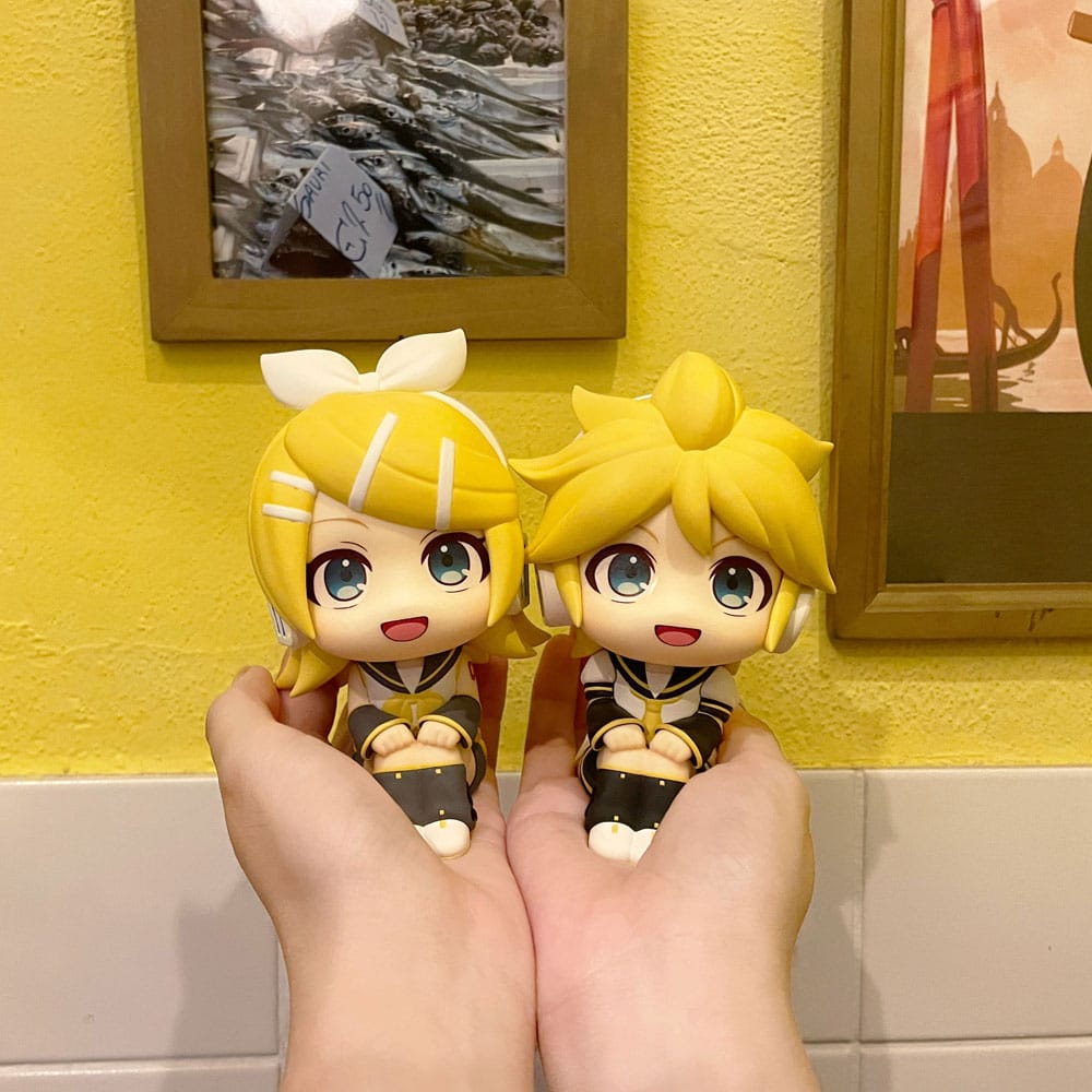 Character Vocal Series: Rin/Len Look Up PVC Statue Hatsune Rin & Len Set (with gift) 11 cm Statues