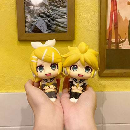 Character Vocal Series: Rin/Len Look Up PVC Statue Hatsune Rin & Len Set (with gift) 11 cm Statues