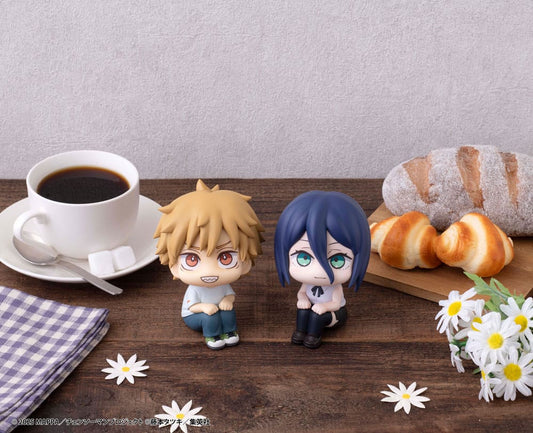 Chainsaw Man The Movie: Reze Arc Look Up PVC Statues Denji & Reze Set (with gift) 11 cm Statues