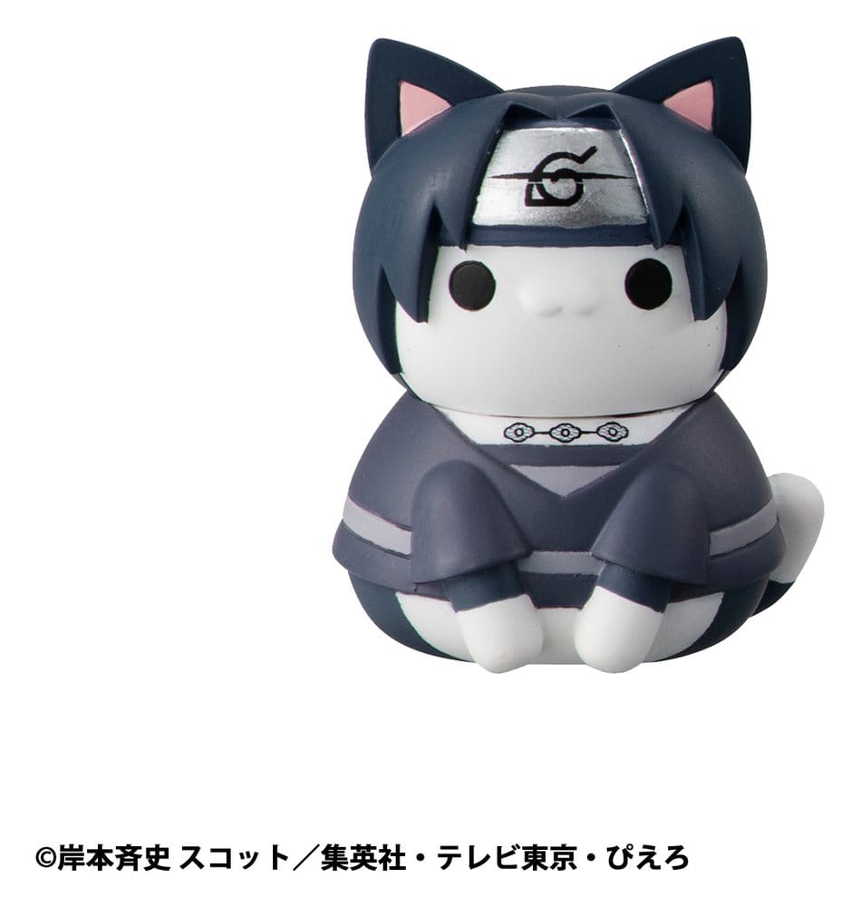 Naruto Shippuden Mega Cat Project Trading Figure Defense Battle of Village of Konoha! 3 cm Nyaruto! Blind Box Assortment (8) (re-run) Megahouse