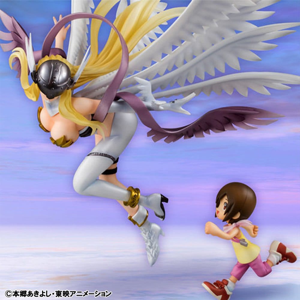 Digimon Adventure Precious G.E.M. Series PVC Statue Angewomon & Hikari Yagami 22 cm