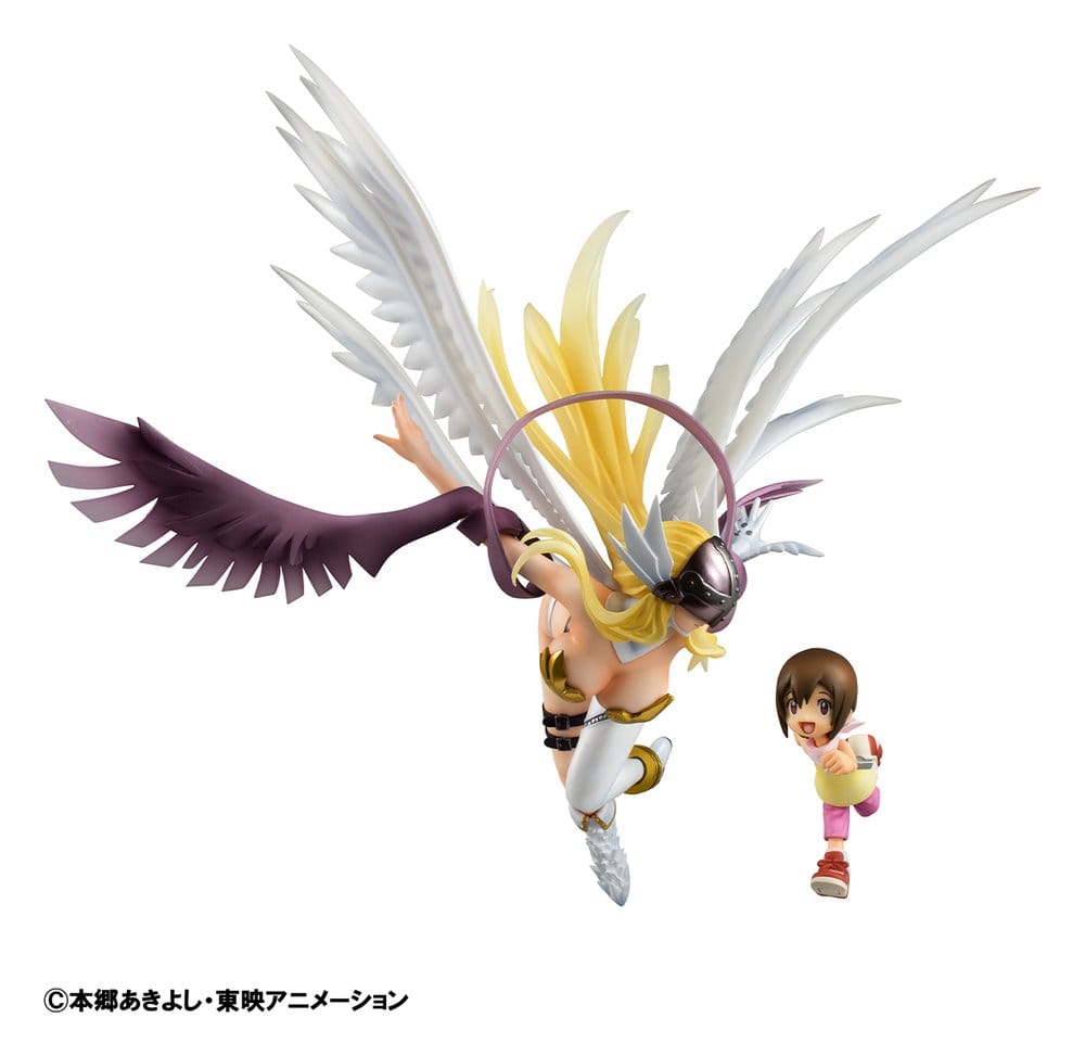 Digimon Adventure Precious G.E.M. Series PVC Statue Angewomon & Hikari Yagami 22 cm Megahouse