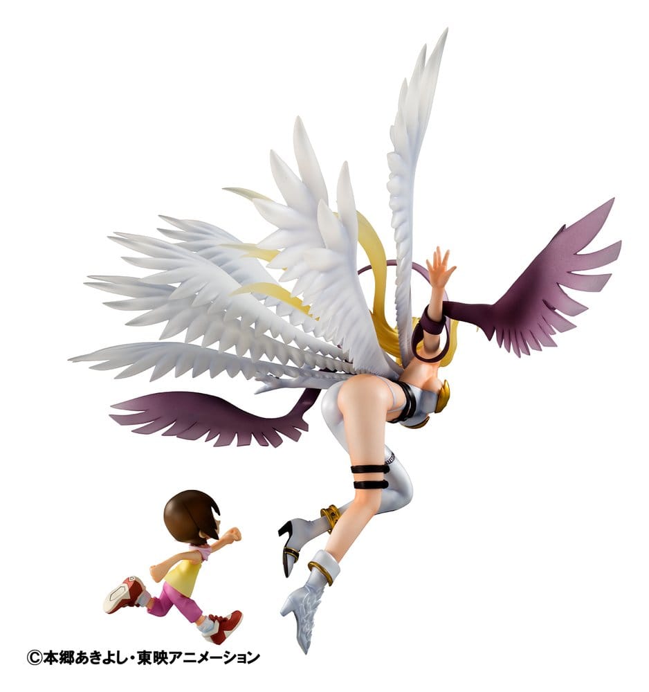 Digimon Adventure Precious G.E.M. Series PVC Statue Angewomon & Hikari Yagami 22 cm Megahouse