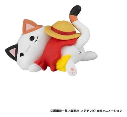 One Piece Mega Cat Project Trading Figure Egghead NyanPieceNyan! Stickie! 3 cm Assortment (8) Megahouse