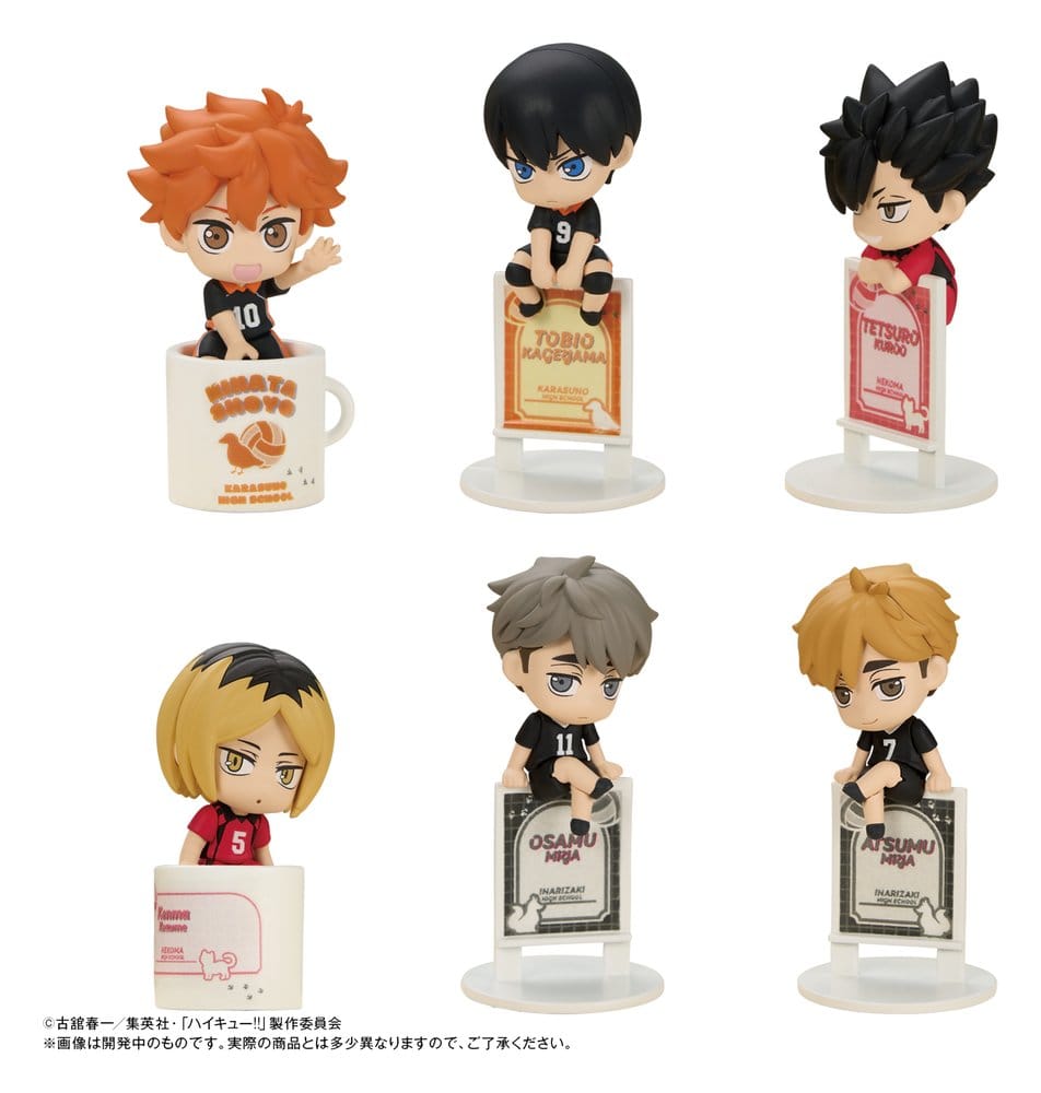 Haikyu!! Ochatomo Series Trading Figure 4 cm Blind Box Assortment (6) Megahouse