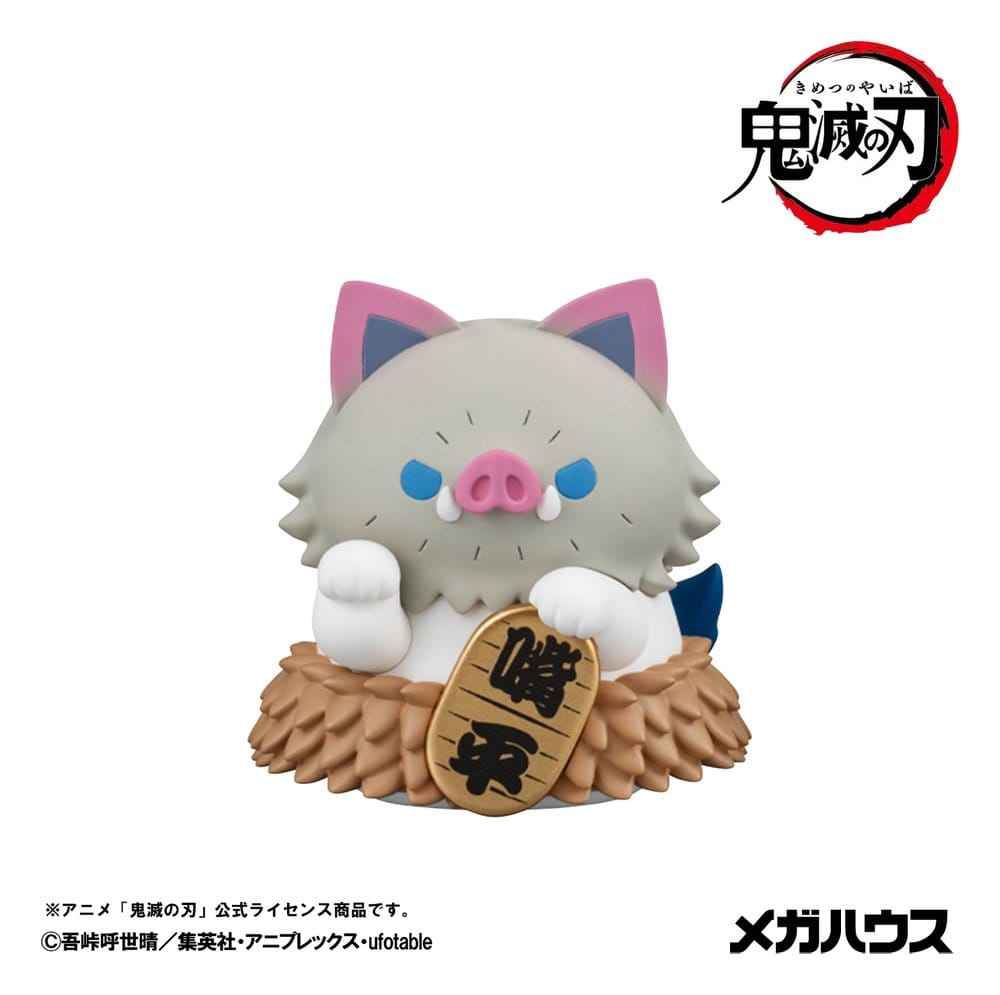 Demon Slayer: Kimetsu no Yaiba Mega Cat Project PVC Figures 8-Pack 6 cm (with gift)