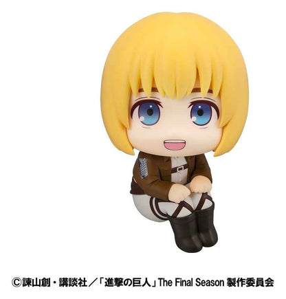 Attack on Titan Lookup PVC Figures 2-Pack Armin Arlert & Eren Yeager Grumpy Ver. 11 cm (with gift)