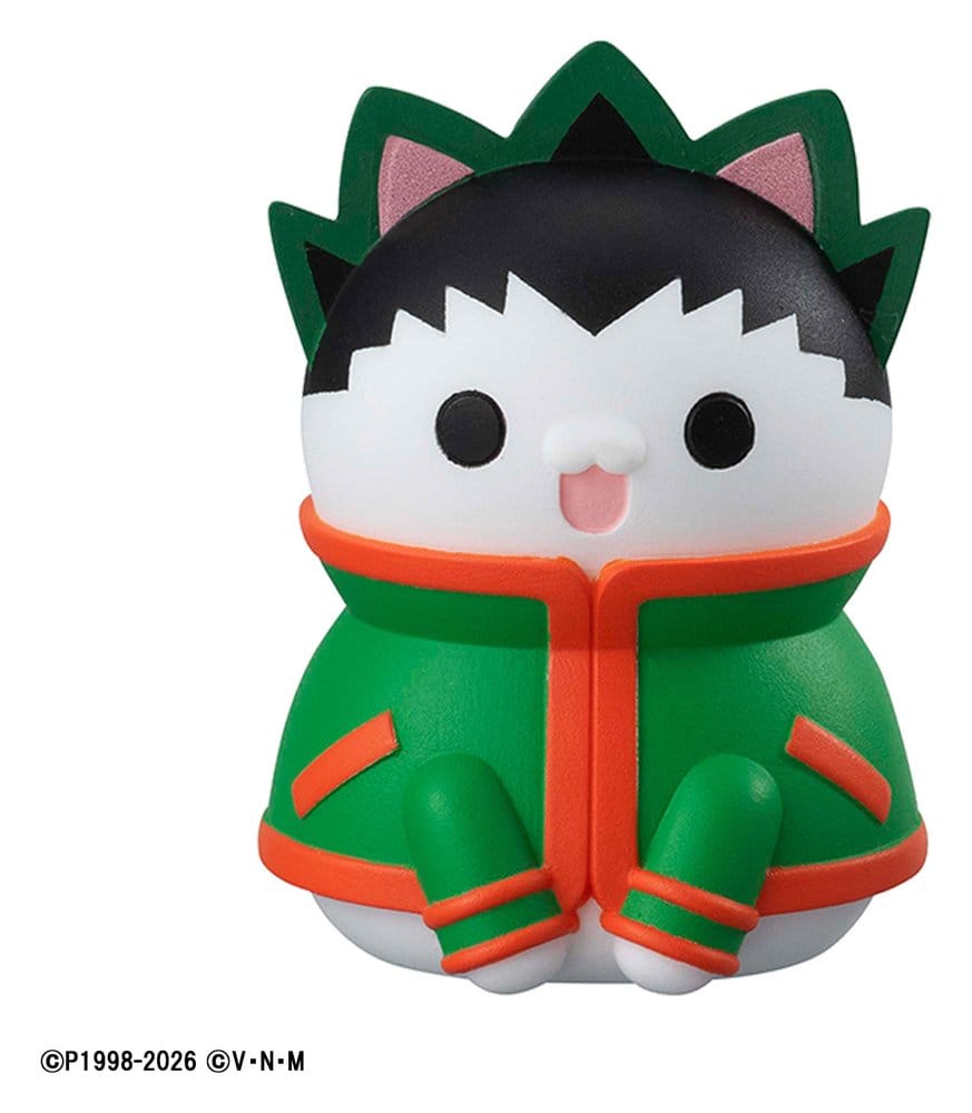 Hunter x Hunter Mega Cat Project Mini Figures Nyanter x Nyanter Hunter x Cat 3 cm Blind Box Assortment (8)