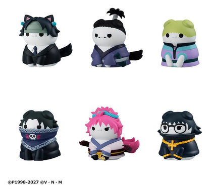 Hunter x Hunter Mega Cat Project Mini Figures Nyanter x Nyanter the Phantom Troupe x Cat 3 cm Blind Box Display (8)