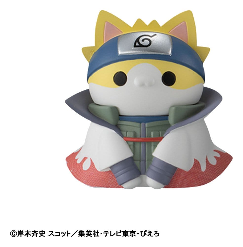Naruto Shippuden Mega Cat Project Nyaruto! Once upon a time in Konoha village Mini Figures 3 cm Blind Box Display (8) (Repeat)