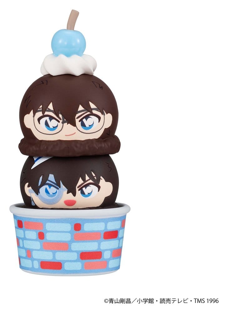 Detective Conan Tsumichen Stack up &amp; Change Mini Figures 8 cm Blind Box Assortment (6) (with gift)
