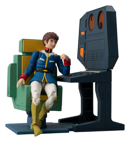 Mobile Suit Gundam G.M.G. Collection EX Diorama White Base Bridge Radio Operator Desk Set 10 cm (with gift)