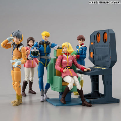 Mobile Suit Gundam G.M.G. Collection EX Diorama White Base Bridge Radio Operator Desk Set 10 cm (with gift)