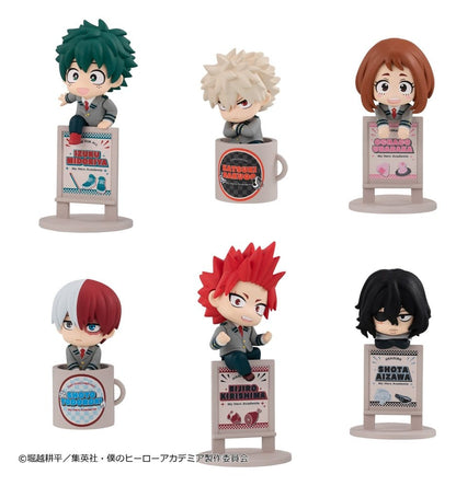 My Hero Academia Ochatomo Series Mini Figures A Little Break Tea Time 4 cm Blind Box Display (6)