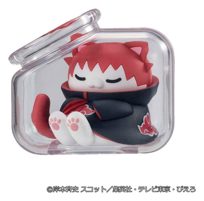 Naruto Shippuden Mega Cat Project Mini Figures Good Night Nyaruto! Gathering Akatsuki Edition Vol. 1 6 cm Blind Box Display (8)