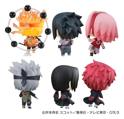 Naruto Shippuden ChimiMega Series Mini Figures Mascot Collection 1 6 cm Blind Box Display (6)