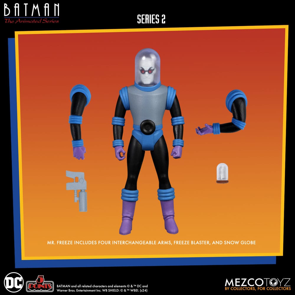 Batman: The Animated Series 2 5 Points Action Figures Deluxe Box Set 9 cm Mezco Toys