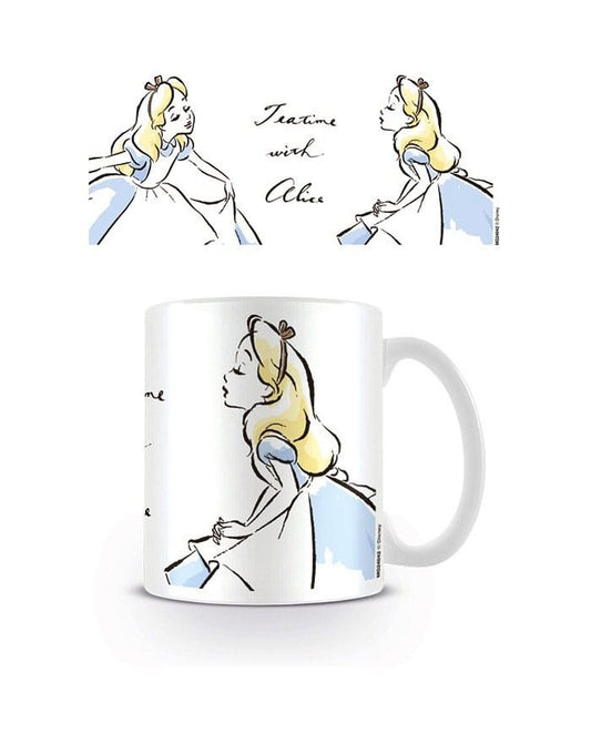 Disney Mug Alice in Wonderland Teatime with Alice Cups & Mugs