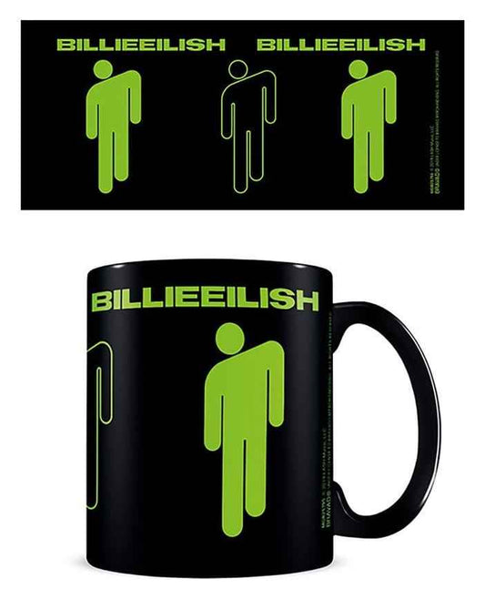 Billie Eilish Mug Stickman Black