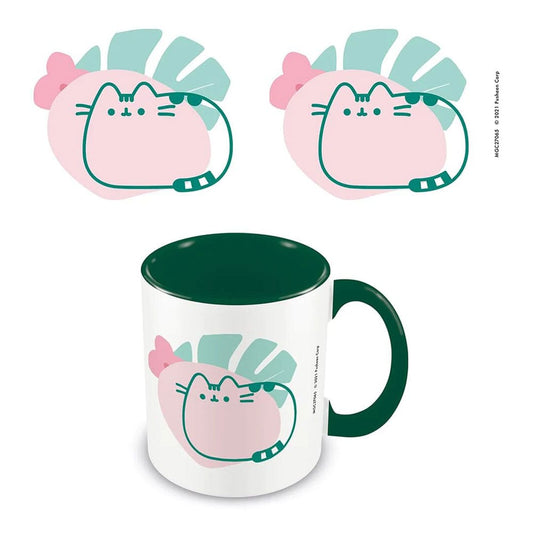 Pusheen Mug Tropical Green Cups & Mugs
