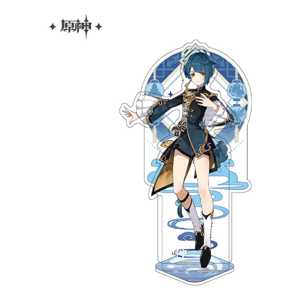 Genshin Impact Liyue Theme Series Character Acryl Figure: Xingqiu 14 cm Mini-figures
