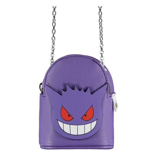 PokÃ©mon Micro Bag Coin Purse with Keychain Gengar Keyrings