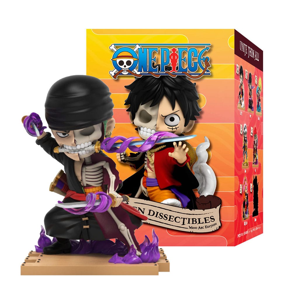 One Piece: Freeny's Hidden Dissectibles Wano 4 inch Vinyl Figure Blind Box Display (6) Mighty Jaxx