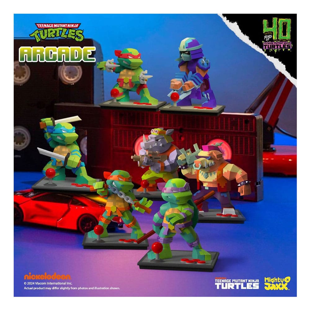 Arcade: Teenage Mutant Ninja Turtles 4 inch Vinyl Figure Blind Box Display (6)