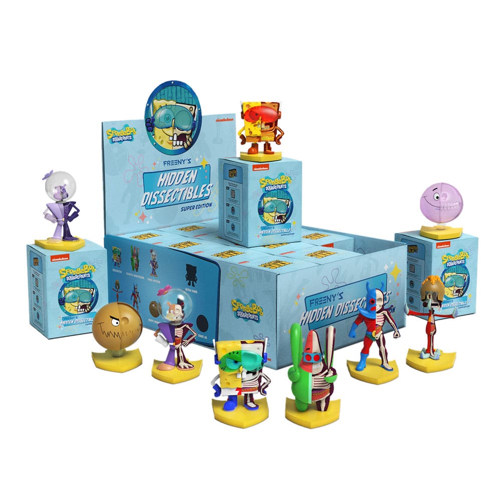 Spongebob Squarepants Blind Box Hidden Dissectibles Series 04 (Super ed.) Display (12) Statues