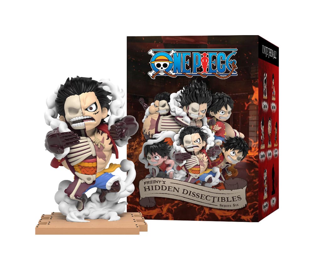 One Piece Blind Box Hidden Dissectibles Series 6 (Luffy Gear's) Display (6) Mighty Jaxx