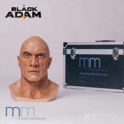 Black Adam Life-Size Bust Silicone Head