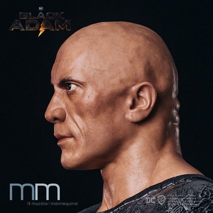 Black Adam Life-Size Bust Silicone Head