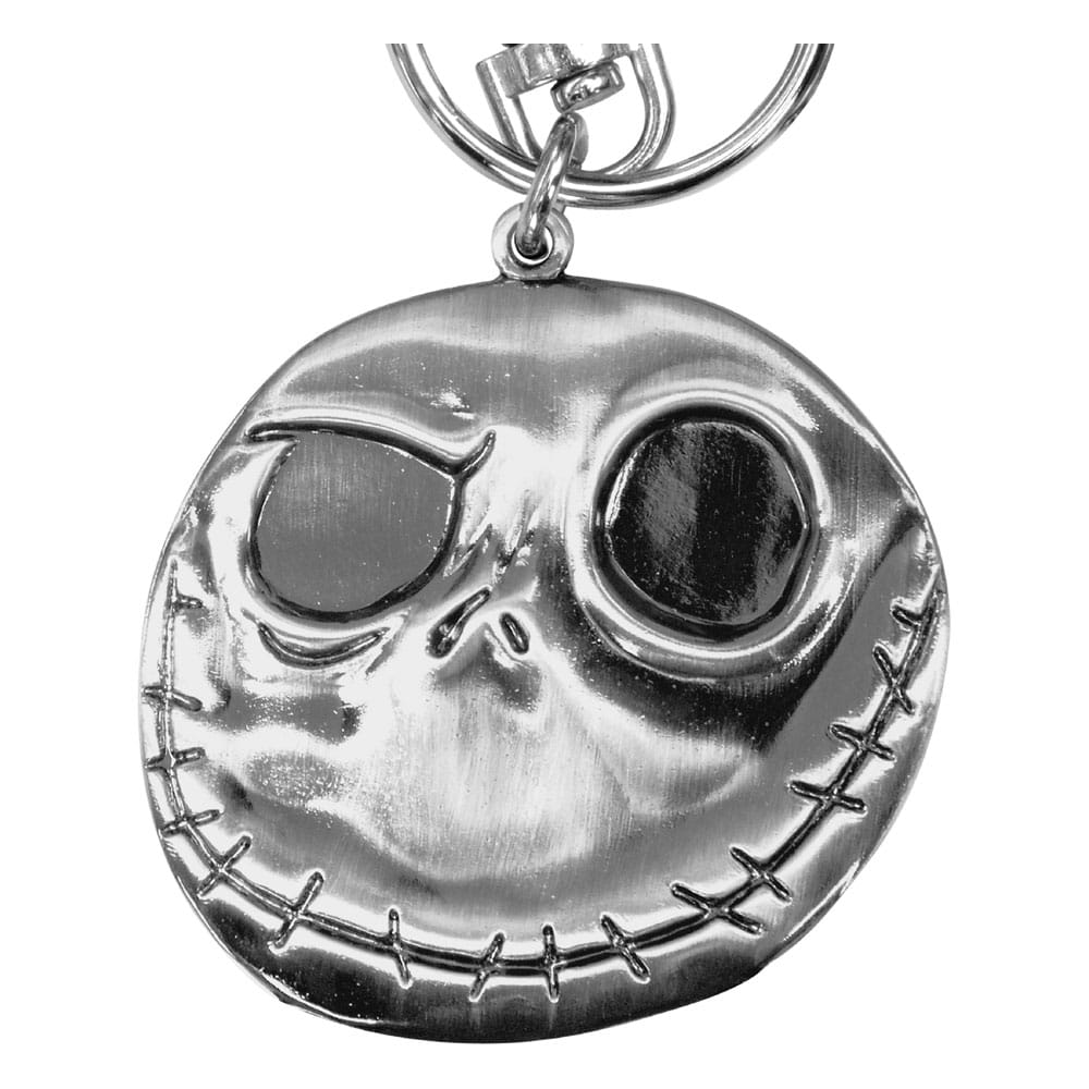 Nightmare before Christmas Metal Keychain Jack Good & Bad Day Keyrings