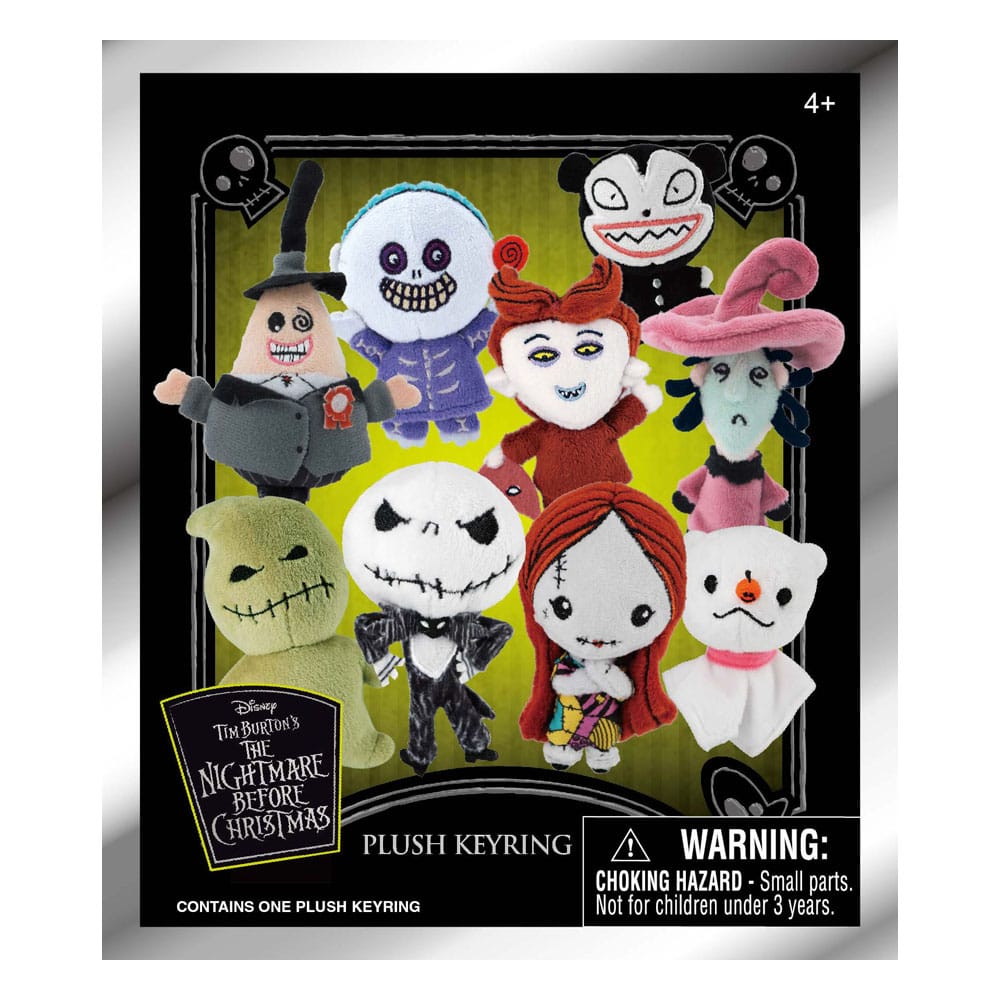 Nightmare before Christmas Plush Bag Clips Display (24) Monogram Int.