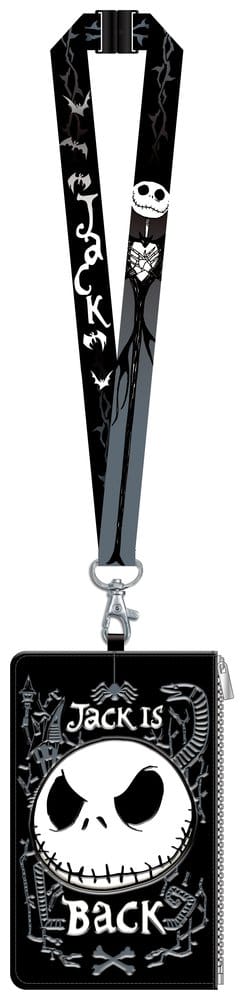 The Nightmare Before Christmas Lanyard with Pouch Passport Holder Monogram Int.