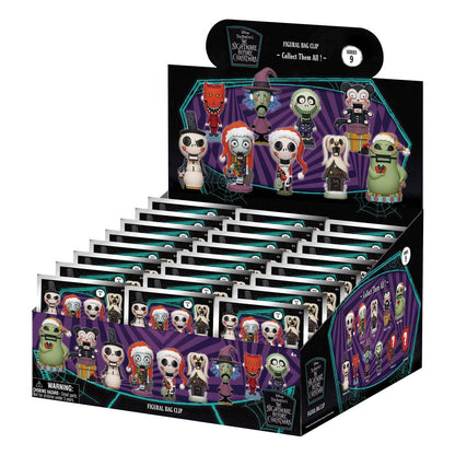 Nightmare Before Christmas 3D PVC Bag Clips  Glow in the Dark Series 9 Display (24)