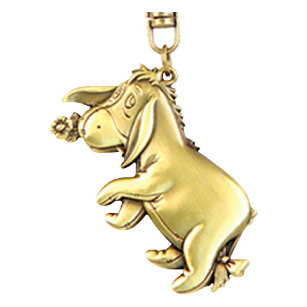 Winnie-the-Pooh Pewter-Keychain Eeyore Monogram Int.