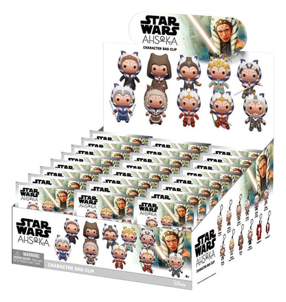 Star Wars Ahsoka 3D PVC Bag Clips Series 1 Blind Bag Display (24)